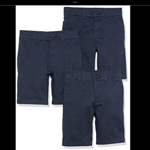 BOYS NAVY UNIFORM SHORTS